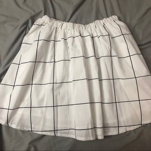 Grid Circle Skirt